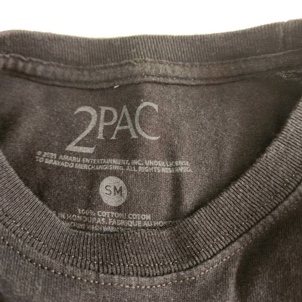 2Pac Tupac Graphic Long Sleeve Tshirt Size Small - Picture 5 of 6